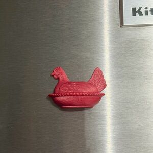 Hen on Nest Magnet (Set of 3)